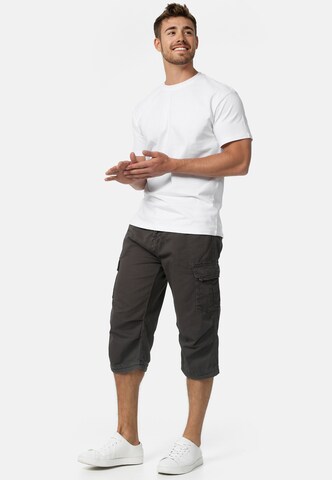 INDICODE JEANS Regular Cargo Pants 'Nicolas' in Grey