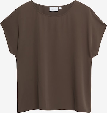 COMMA Blouse in Bruin: voorkant