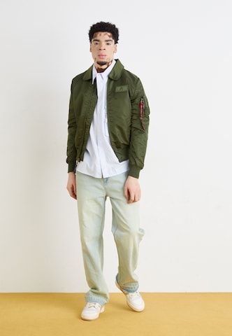 ALPHA INDUSTRIES Φθινοπωρινό και ανοιξιάτικο μπουφάν 'Flying Tigers' σε πράσινο