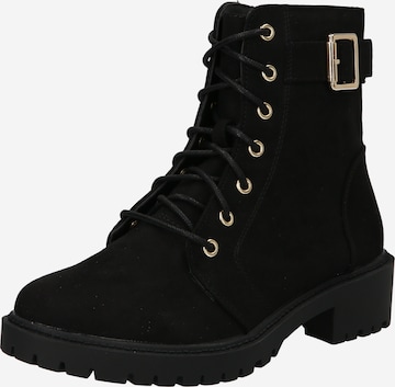 Dorothy Perkins Lace-Up Ankle Boots in Black: front