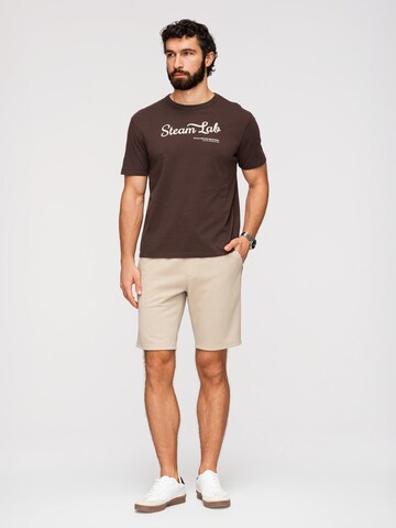 Ombre Regular Pants in Beige