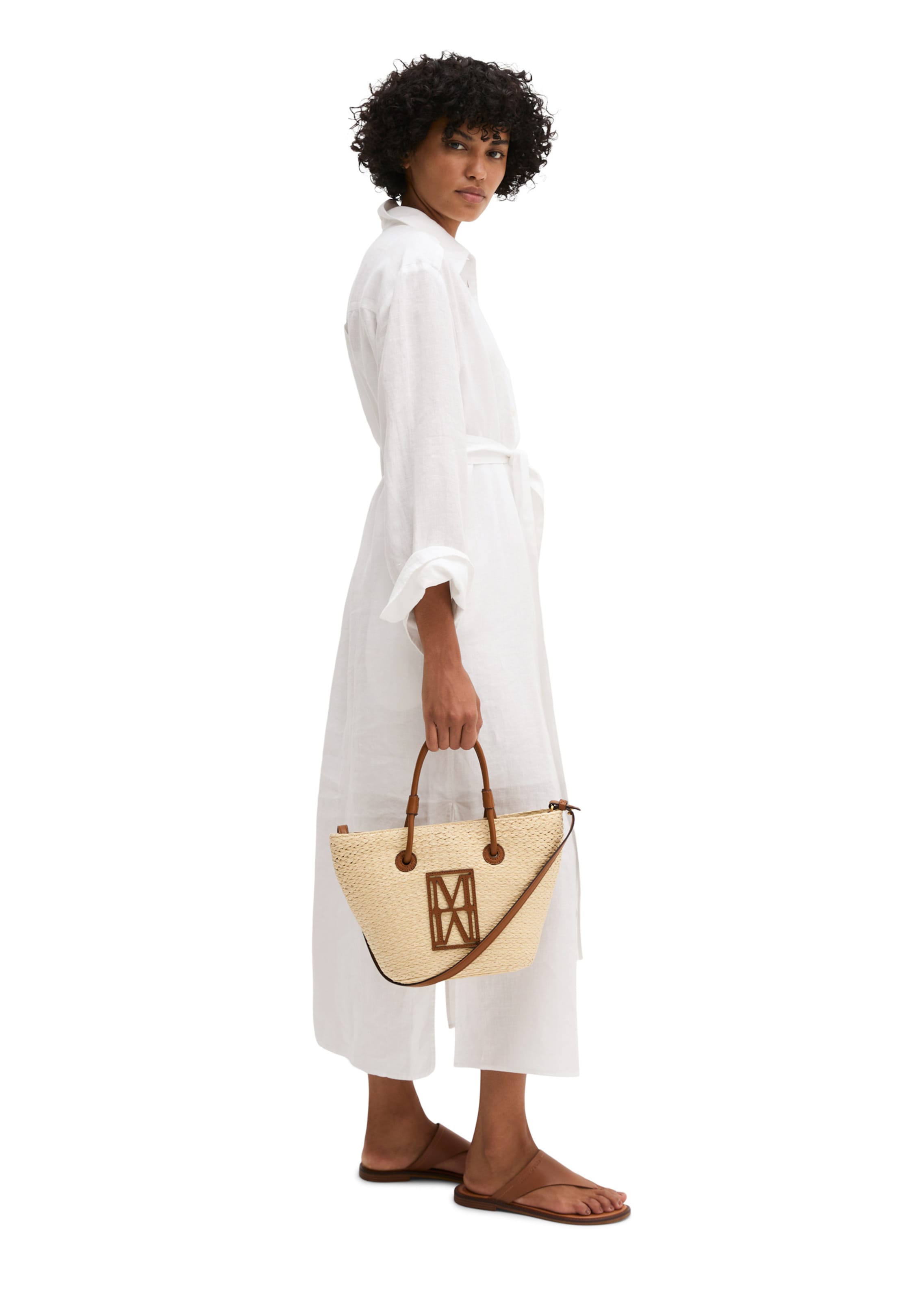 Marc O'Polo Shopper in Braun: Vorderseite