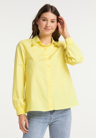 MYMO Blouse in Geel: voorkant