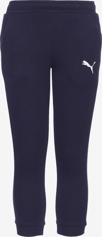 PUMA Sportbroek in Blauw: voorkant