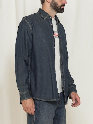 Carrera Jeans Shirt 'Replica 2 Denim'‌‌‌ in Blau