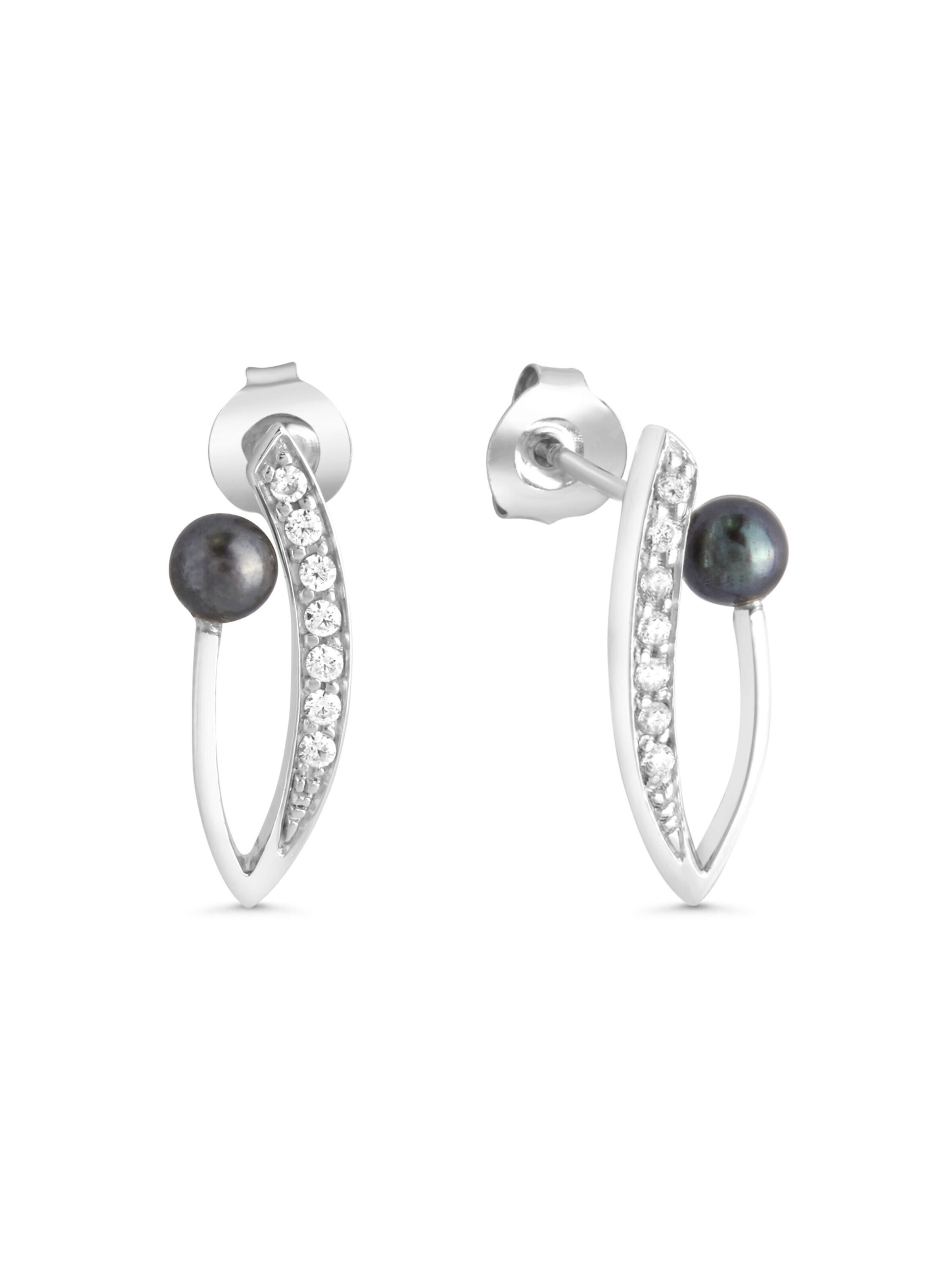 Zeeme Ohrringe in Weiß