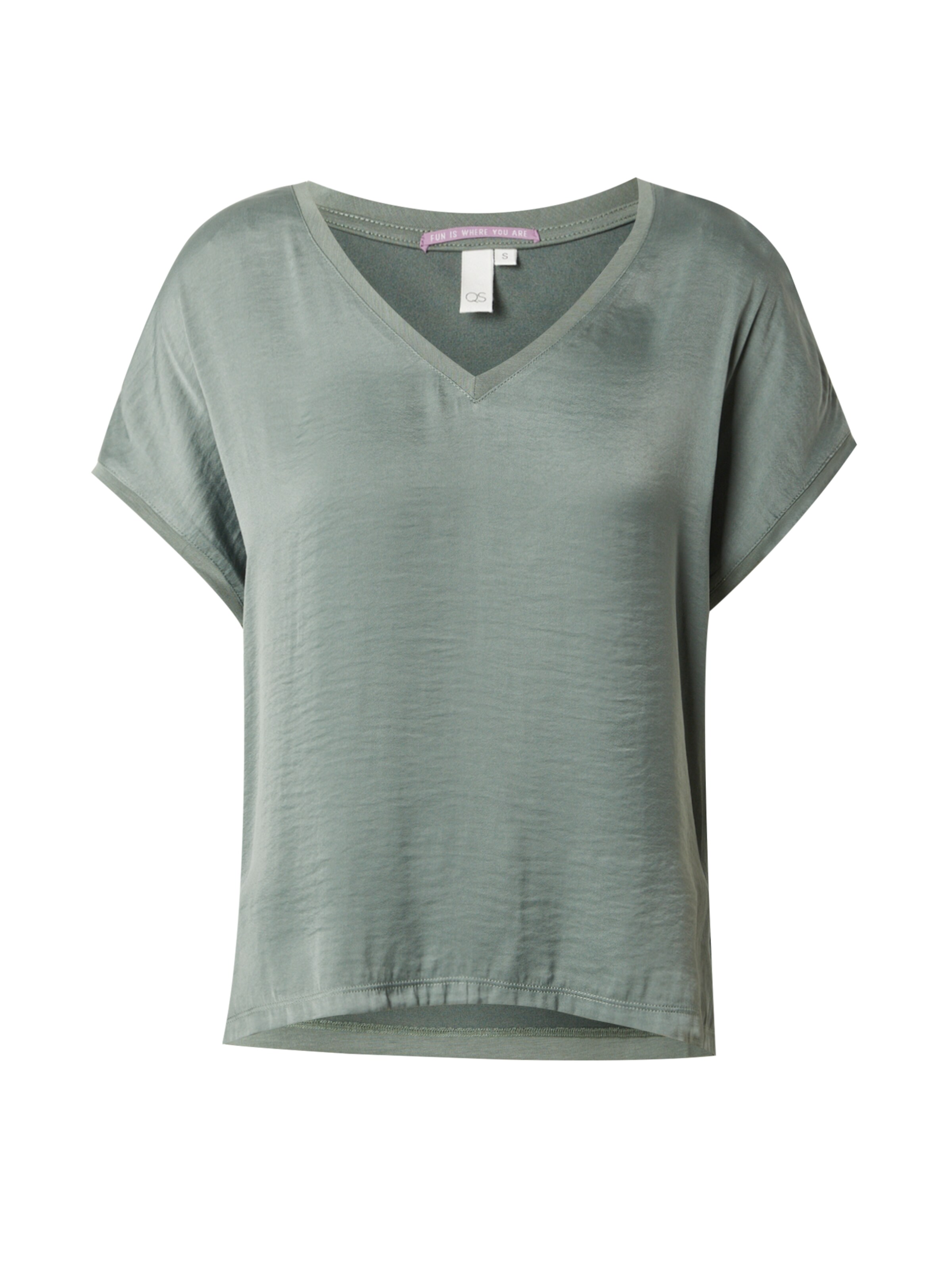 QS Koszulka w kolorze zielony: przód