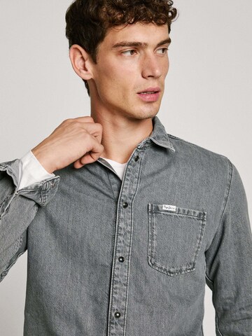 Pepe Jeans Regular fit Overhemd ' PORTER' in Grijs