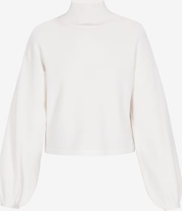 DreiMaster Klassik Pullover in Weiß: Vorderseite