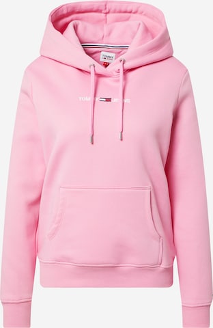 Tommy Jeans Mikina – pink: přední strana