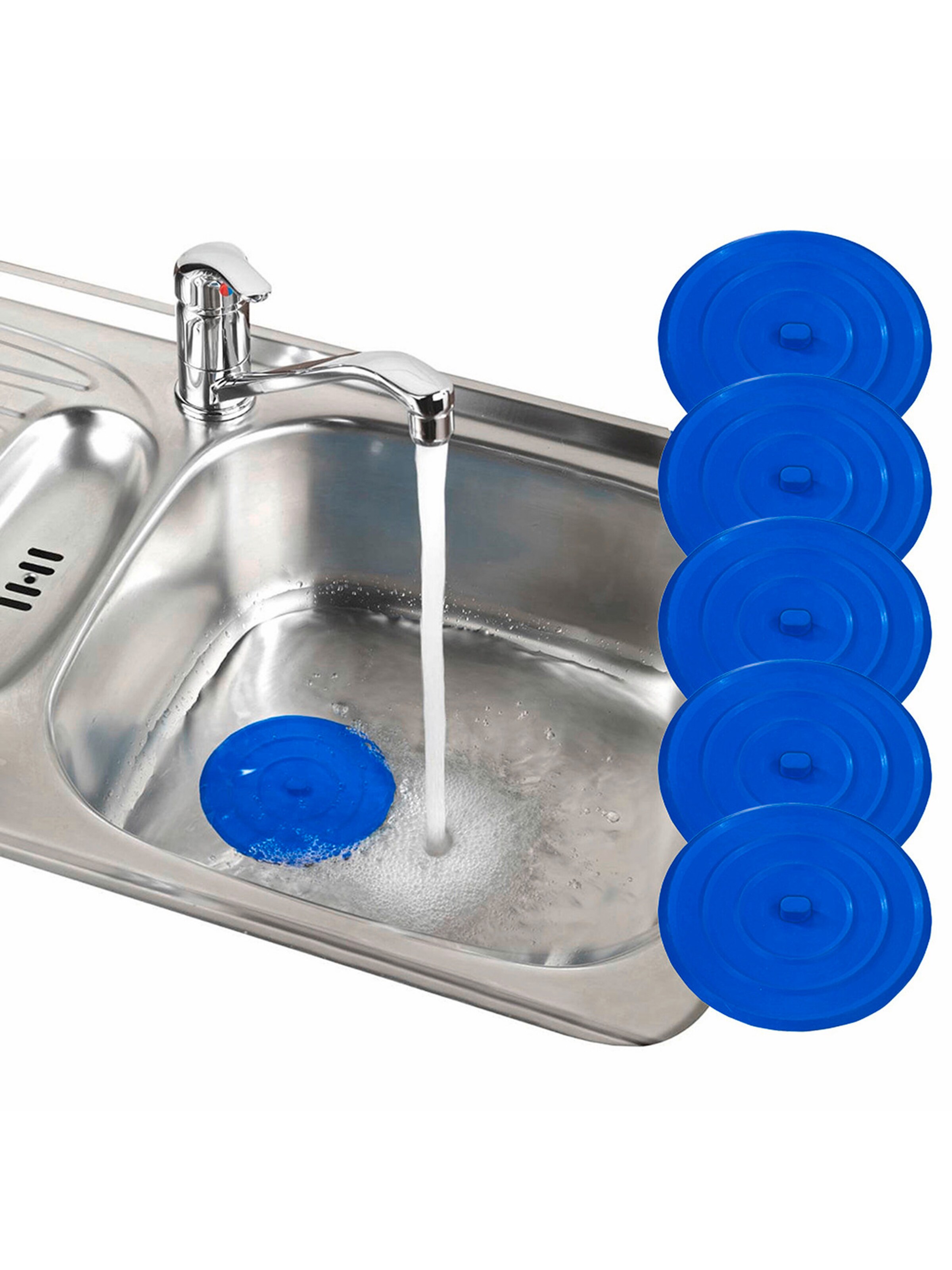 Wenko Abfluss-Stöpsel in Blau