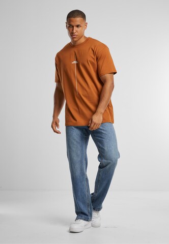 Merchcode Shirt 'Think Different' in Brown