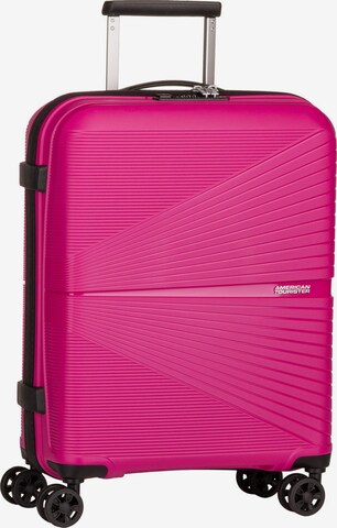 American Tourister Cart ' Airconic Spinner 55 ' in Pink: front