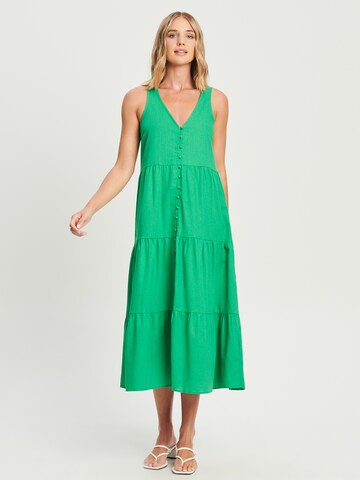 Calli Summer Dress 'Edwina' in Green