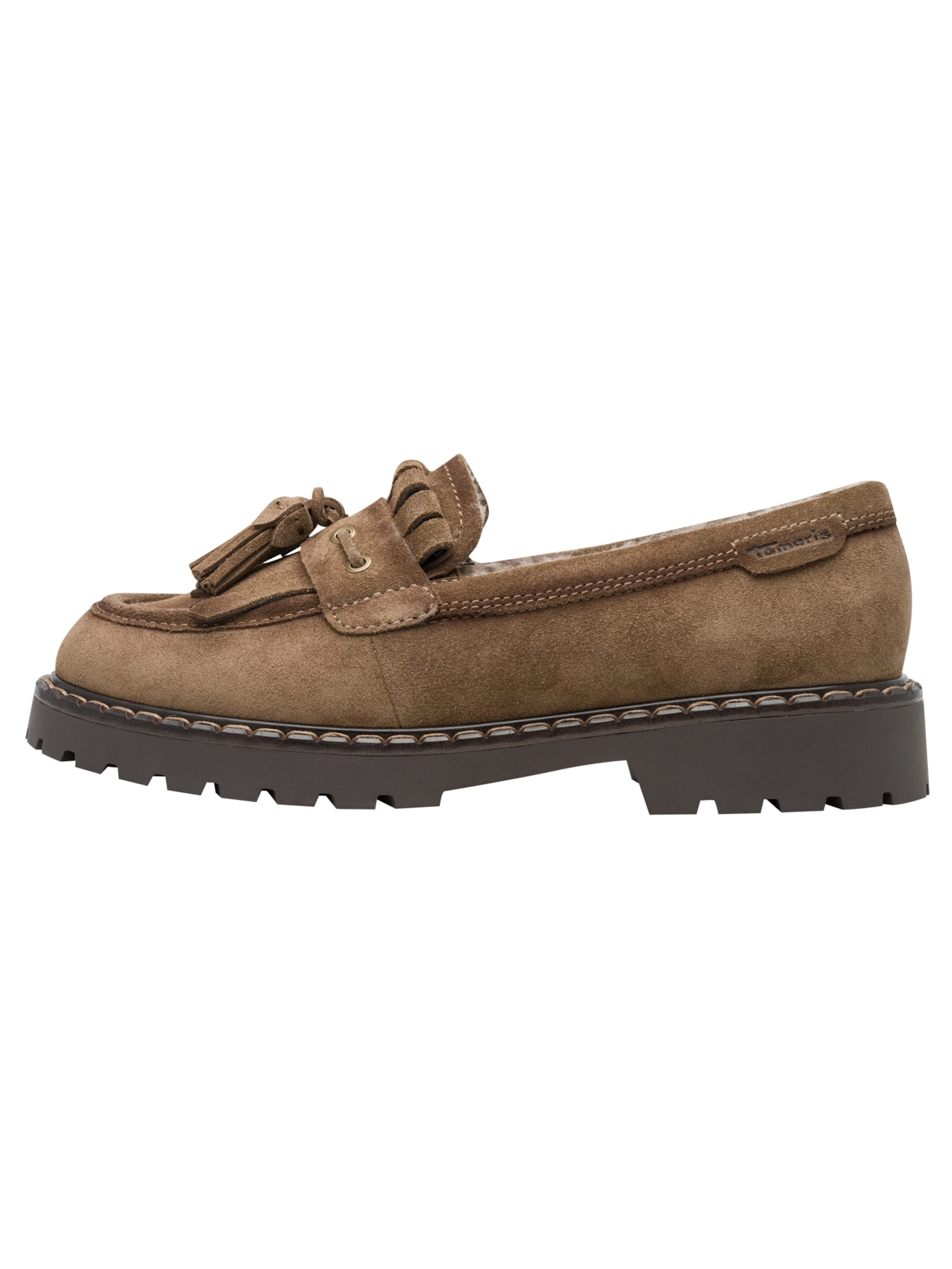 Tamaris - Sapato Slip-on em castanho
