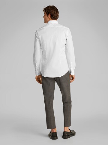 Calvin Klein Slim fit Srajca | bela barva: zadnja stran