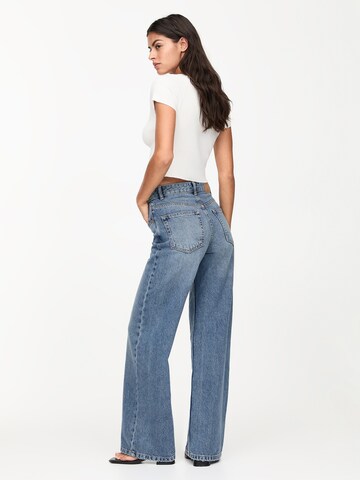 Wide leg Jeans di Pull&Bear in blu