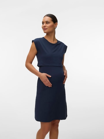 MAMALICIOUS Kleid 'MLSkye' in Blau: Vorderseite