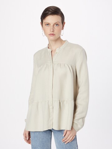 Camicia da donna di ESPRIT in beige: frontale