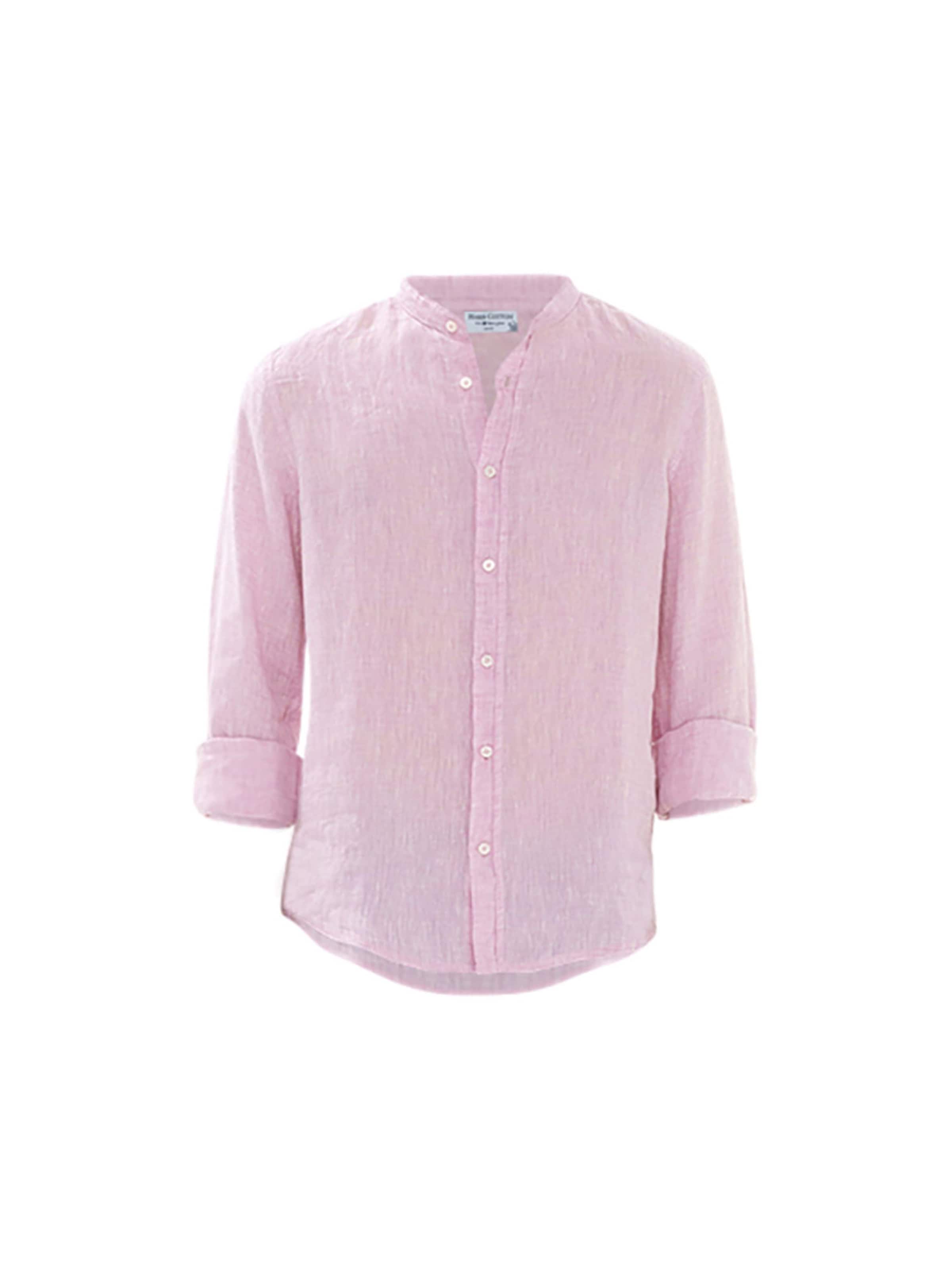 Slim fit Camicia di Haris Cotton in rosa: frontale