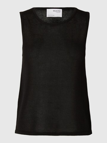 Tops en tricot SELECTED FEMME en noir