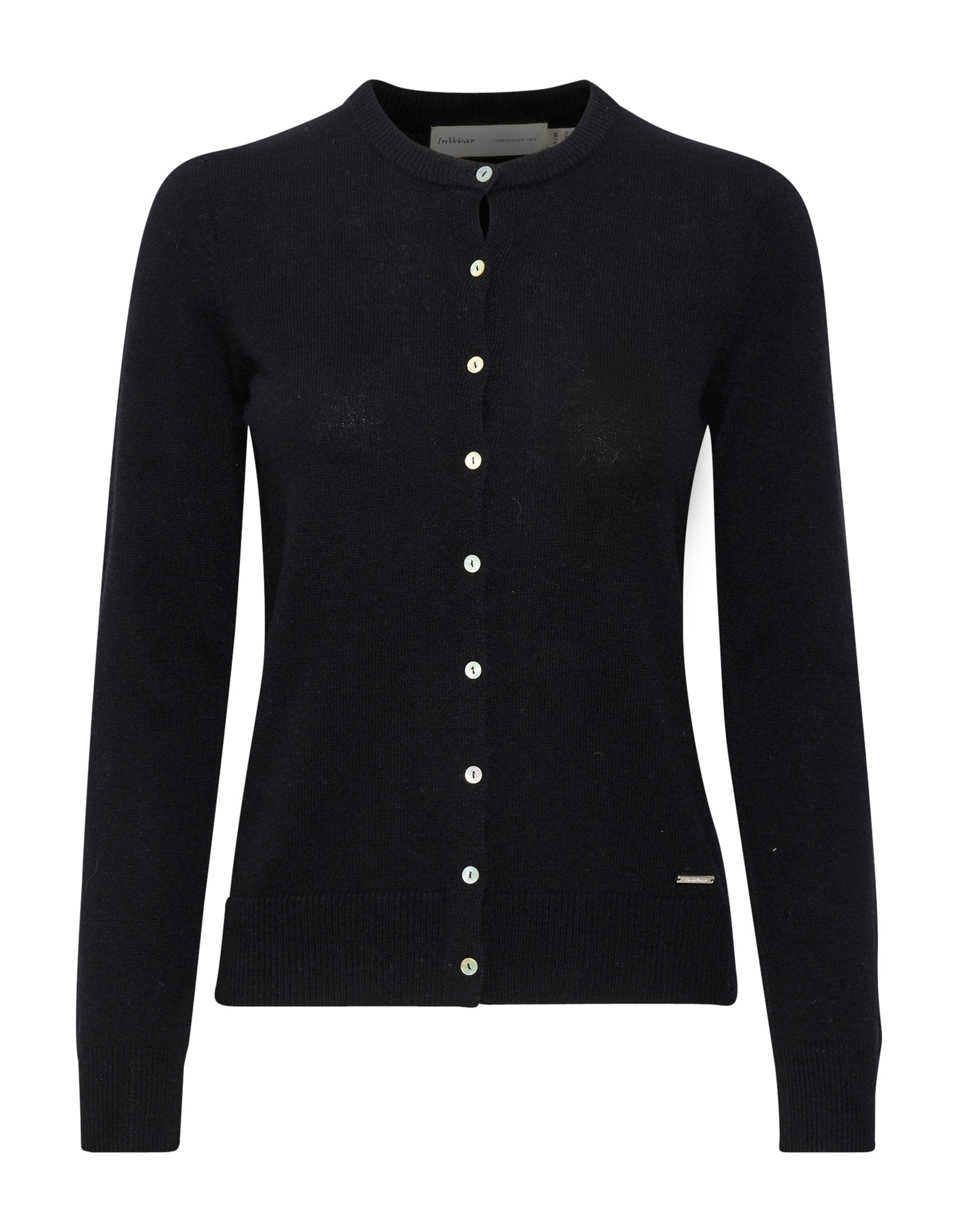 InWear Gebreid vest in Zwart: voorkant