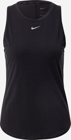 NIKE Sports Top in Black: front