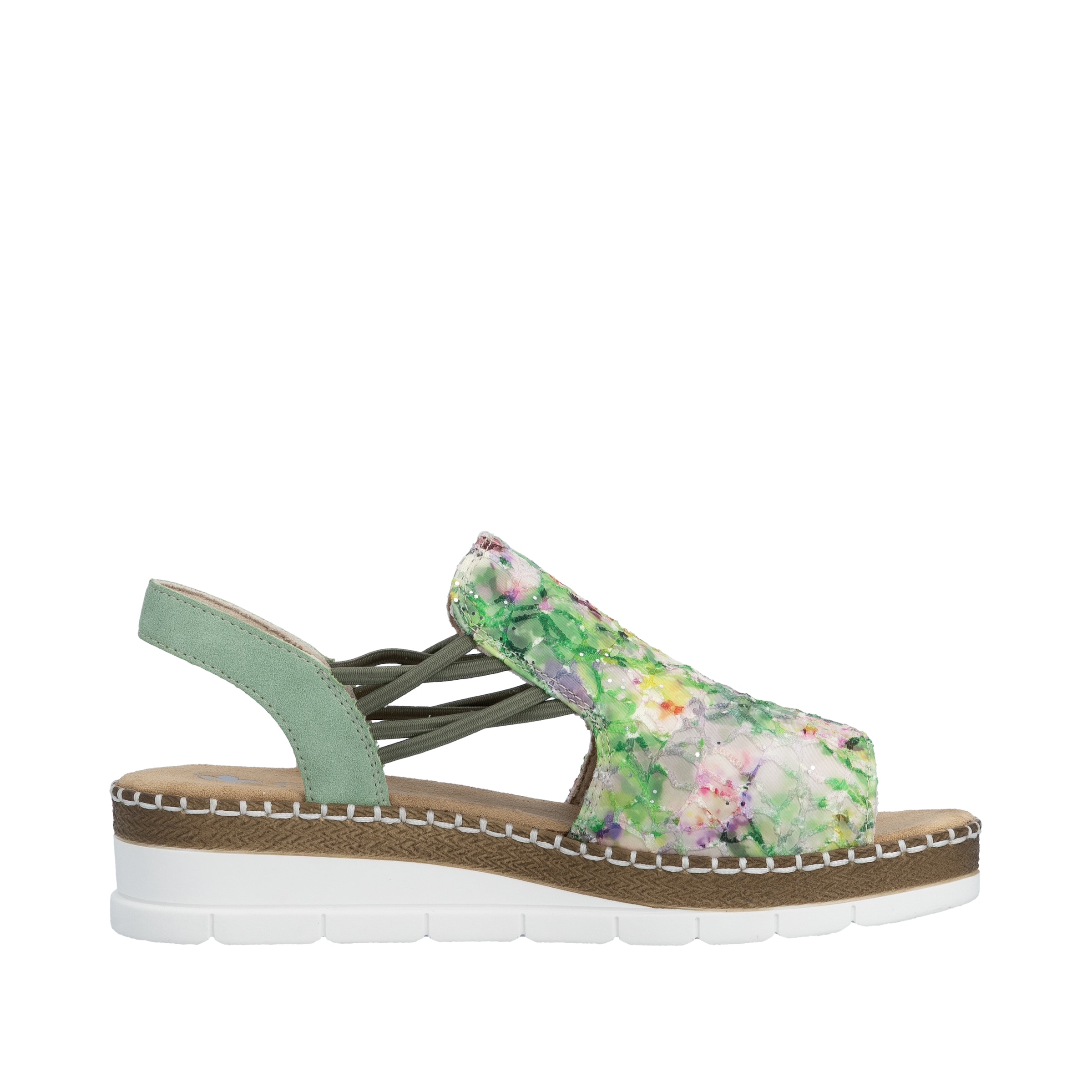 Sandales Rieker en mélange de couleurs