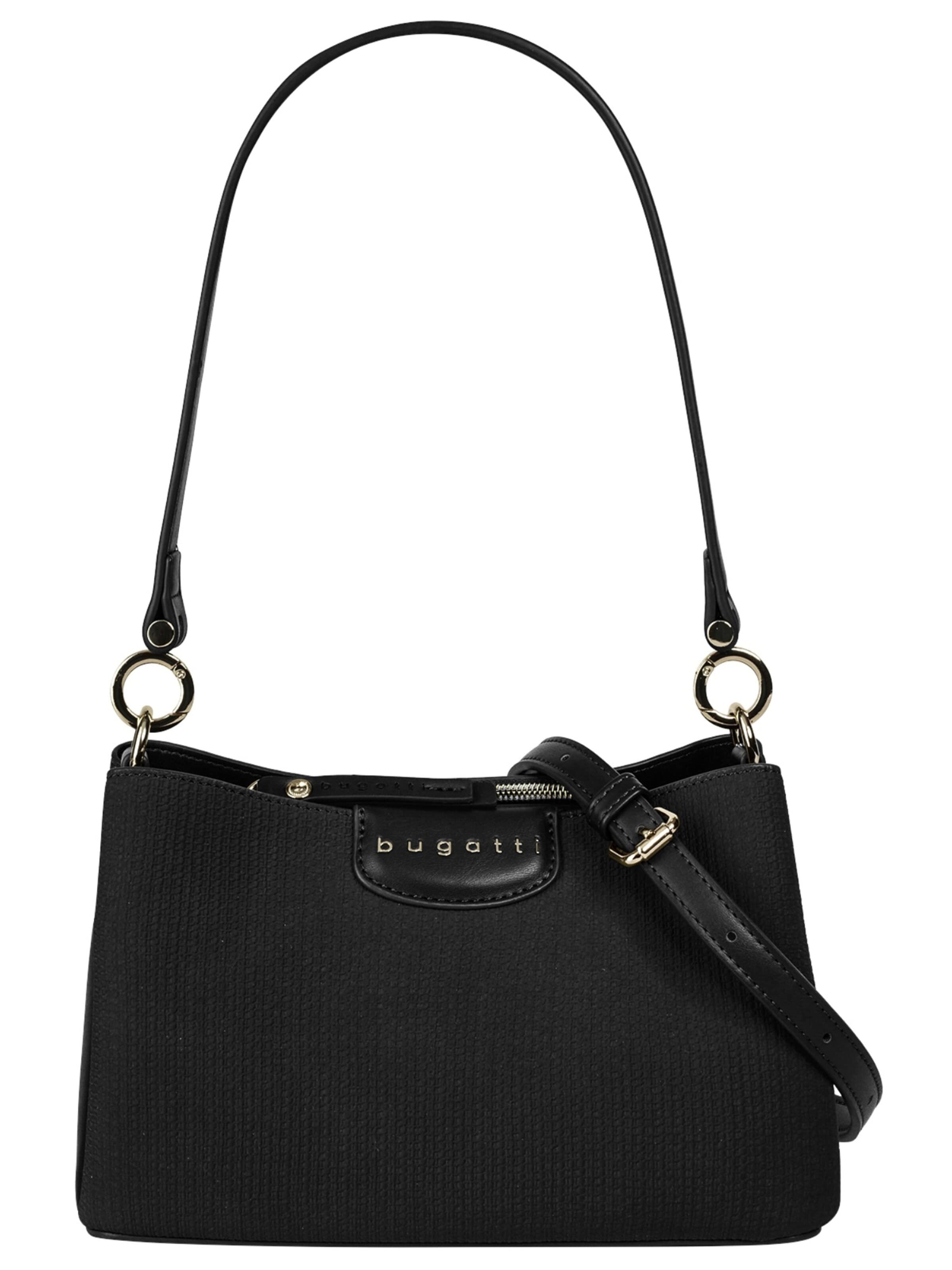 bugatti - Bolso de hombro 'LEAH' en negro: frente