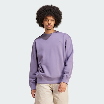 Sweat-shirt 'Adicolor Contempo' ADIDAS ORIGINALS en violet : devant