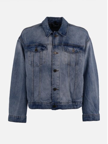 HEFTYKA Between-Season Jacket in Blue: front