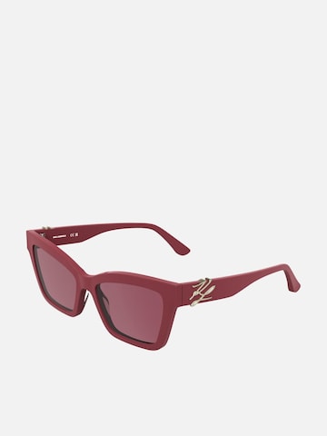 Karl Lagerfeld Sonnenbrille in Pink: Vorderseite