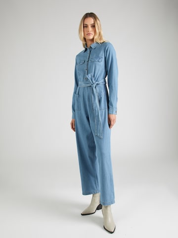 Dorothy Perkins Jumpsuit 'Boiler' in Blauw: voorkant