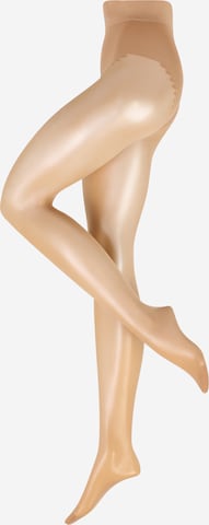 Hunkemöller - Leotardos finos en beige: frente