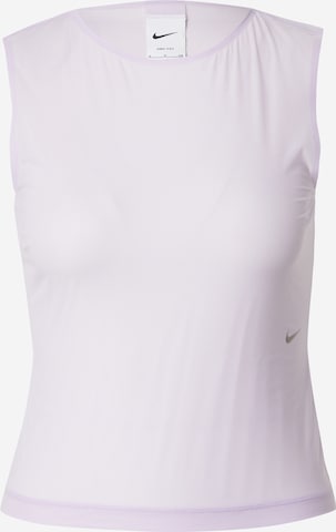 NIKE - Top desportivo em roxo: frente