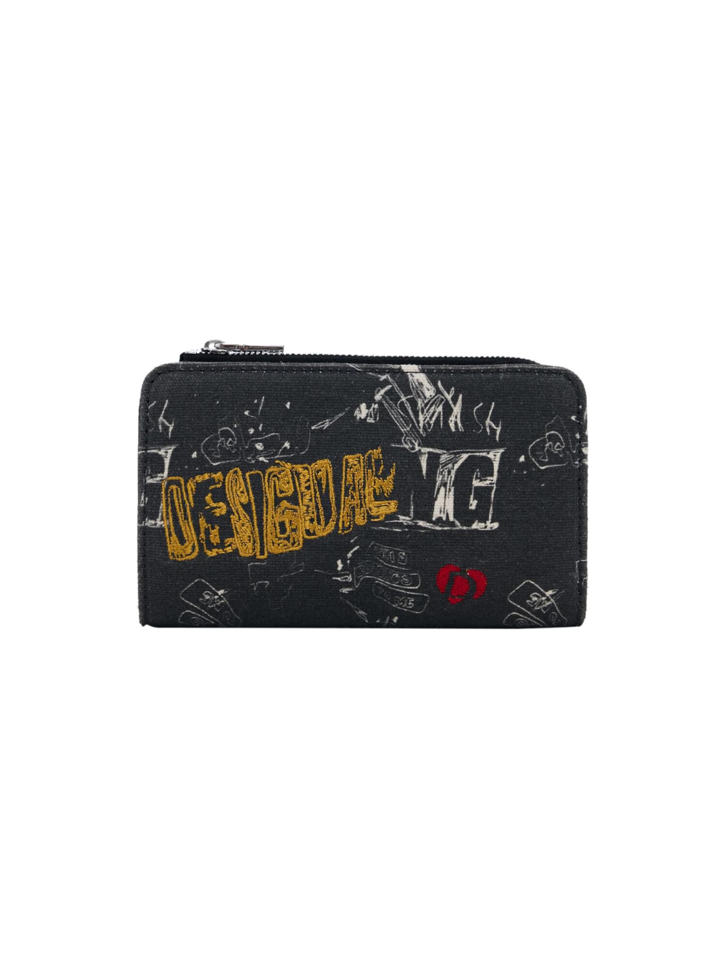 Desigual Portmonetka w kolorze czarny: przód