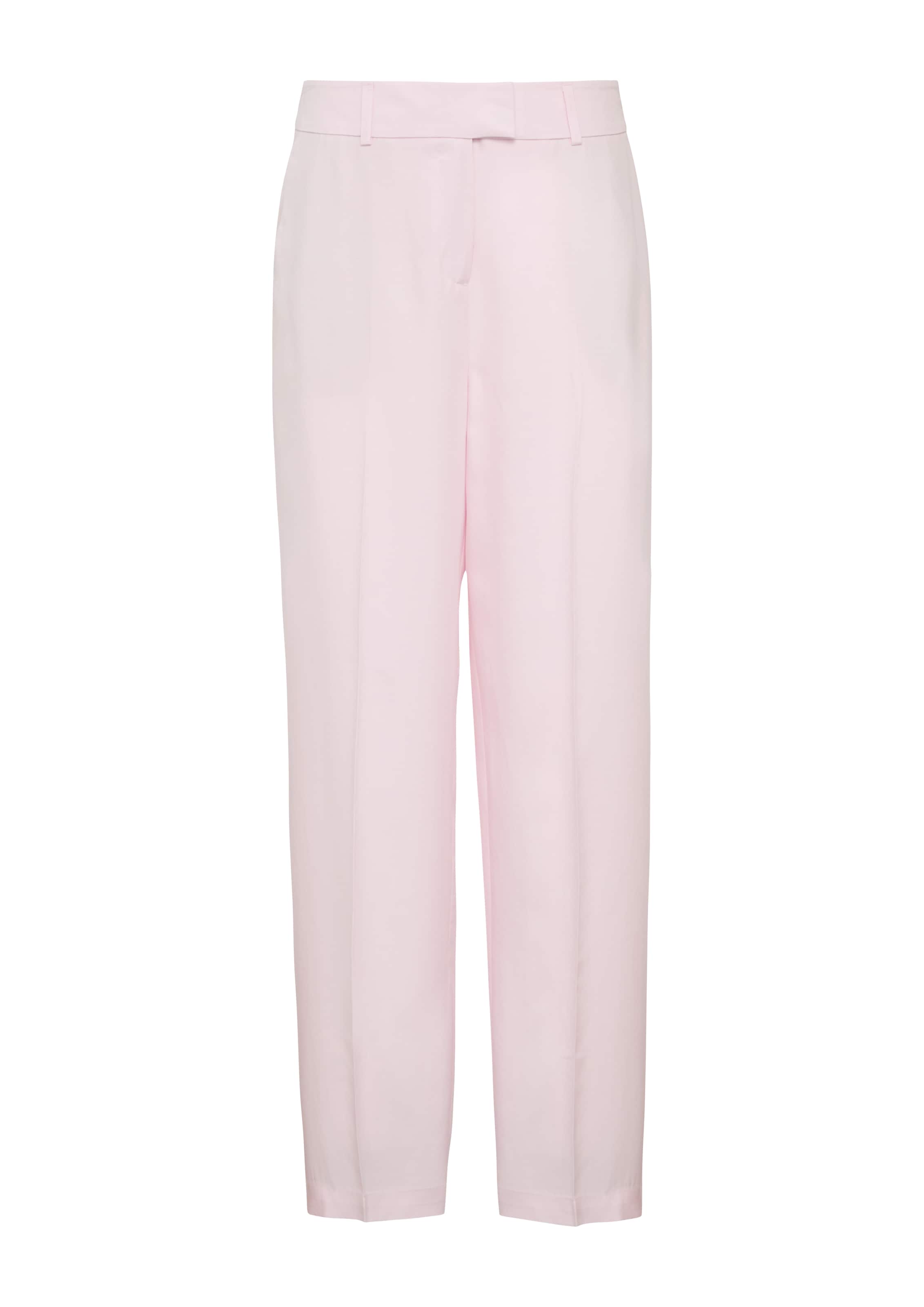 comma casual identity Wide Leg Hose in Pink: Vorderseite