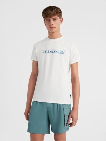 O'NEILLTehnička sportska majica - bijela boja: prednji dio