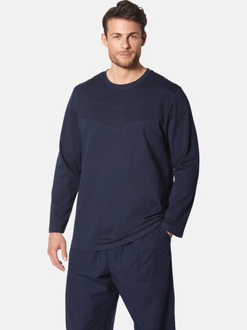 T-Shirt BABISTA en bleu : devant