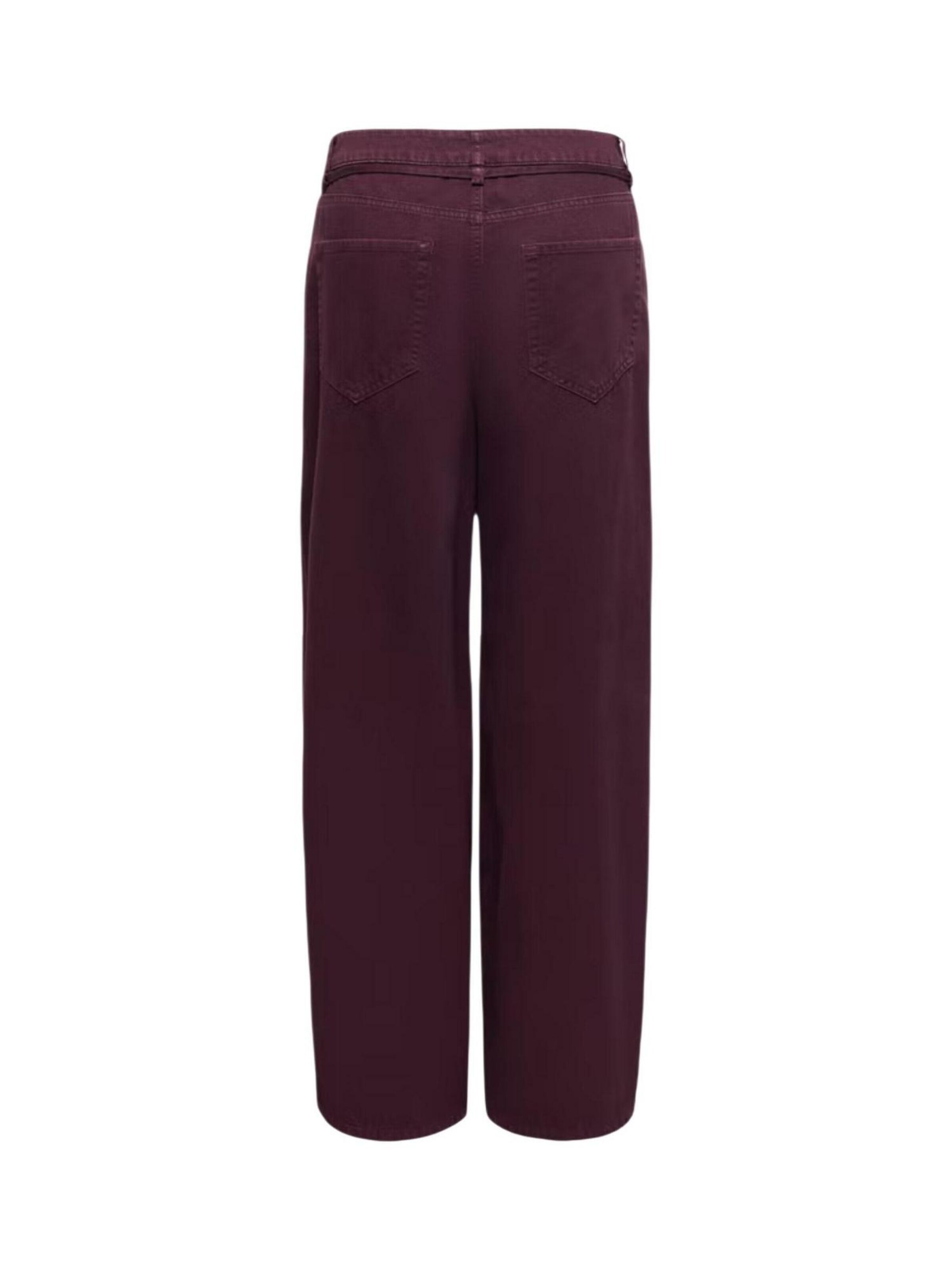 Wide leg Jeans 'ONLGIANNA-SILLA MW ST BELT PANT PNT NOOS 15372521' di ONLY in lilla