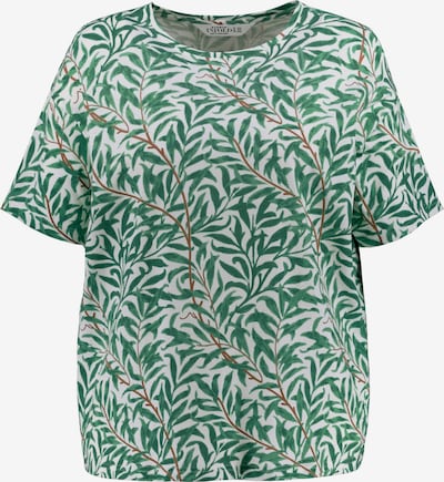 Studio Untold Shirt in braun / grün / offwhite, Produktansicht