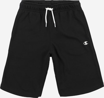 Champion Authentic Athletic Apparel Regular Trousers in Black: front