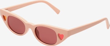 LE SPECS Solglasögon 'The Heartbreaker' i rosa: framsida