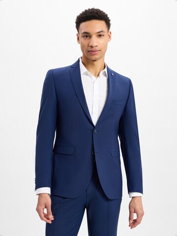 CG CLUB OF GENTS Slim fit Suit Jacket ' Caden ' in Blue: front