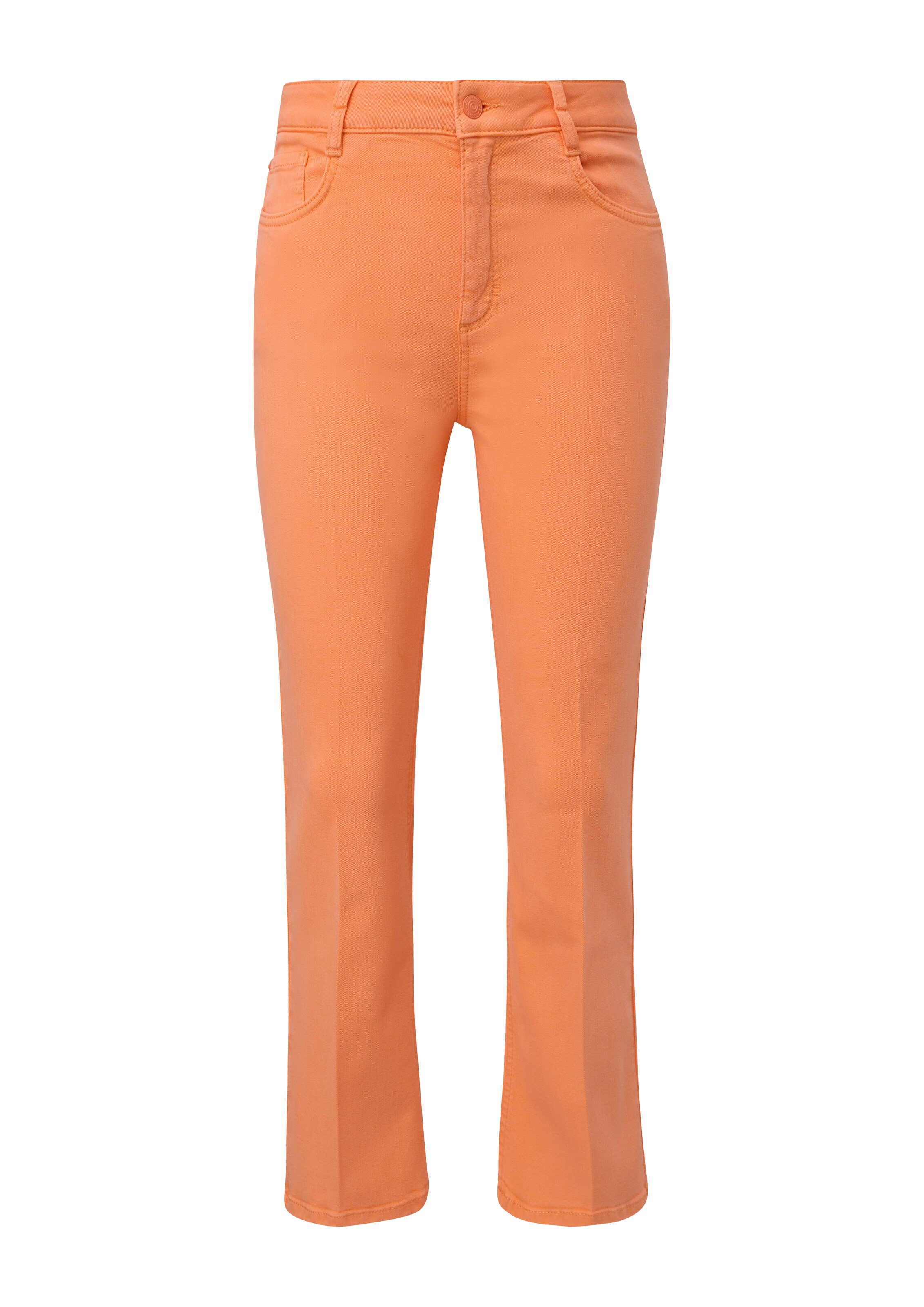 comma casual identity Flared Hose in Orange: Vorderseite