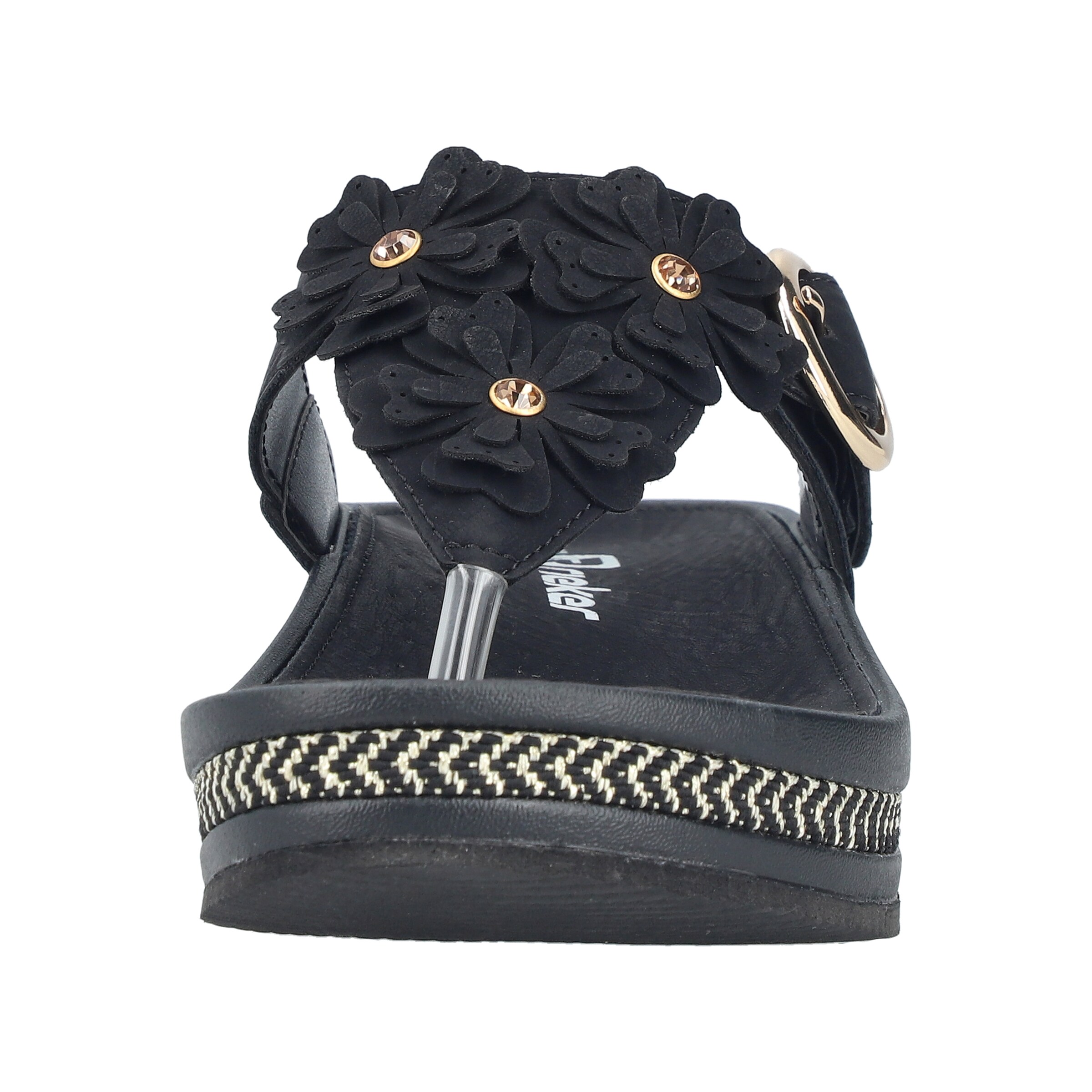 Tongs Rieker en noir