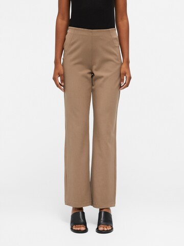 OBJECT Regular Pants 'Lisa Belle' in Brown: front