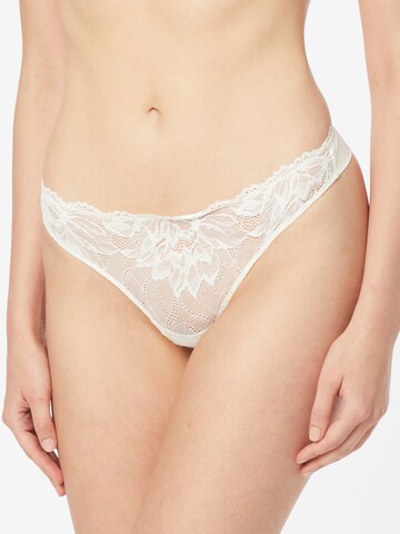 Calvin Klein String in Wit: voorkant