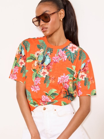 Lipsy Shirt in Orange: front