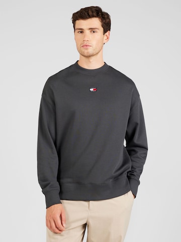 Tommy Jeans Sweatshirt in Grijs: voorkant